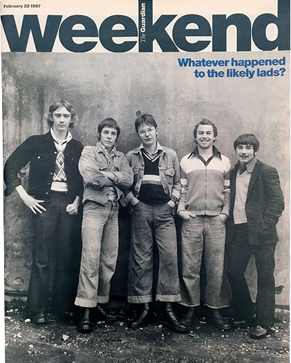 Daniel Meadows touring portraits exhibition featured on the guardian weekend cover
